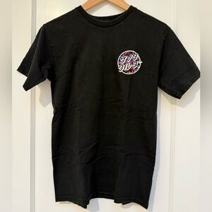 Black Santa Cruz Logo T Shirt